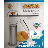 Kitchen Press-Sev Sancha-Stainless Steel With 15 Jalies & Pizza Cutter On Discounted Price